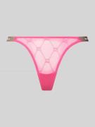 String met elastische band met label, model 'Sporty'
