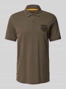 Poloshirt met labeldetail