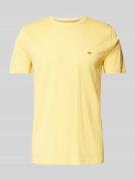 T-shirt met logostitching
