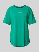 T-shirt met labelprint