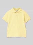 Regular fit poloshirt met labelstitching