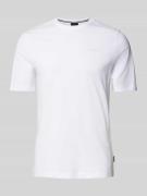 T-shirt met labelprint