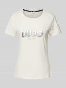 T-shirt met strass-steentjes