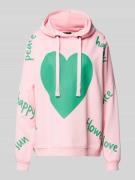 Hoodie met oversized schouders