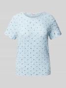 Slim fit T-shirt met ronde hals