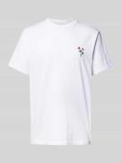 T-shirt met labelstitching