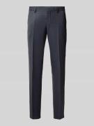 Slim fit pantalon met persplooien, model 'Lenon'