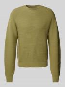 Gebreide pullover met ronde hals