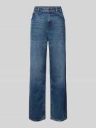 Wide leg jeans in 5-pocketmodel, model 'Leni'