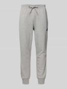 Relaxed fit sweatpants met logostitching