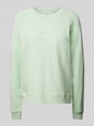 Sweatshirt met labelprint