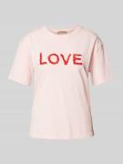 T-shirt met labelstitching