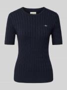 T-shirt in tricotlook