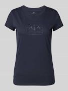 T-shirt met labelprint