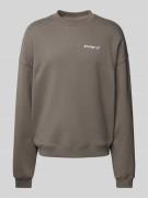 Sweatshirt met ribboorden