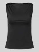 Tanktop met boothals model 'Annie'