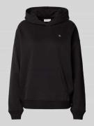 Hoodie met labelpatch