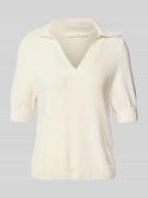 Gebreide pullover met 1/2-mouwen