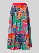 Midirok met elastische band met label