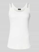 Tanktop met siersteentjes