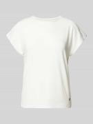 T-shirt met logo-applicatie, model 'Sa44lly'