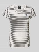 T-shirt met labelstitching