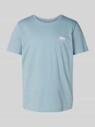 T-shirt met labelprint