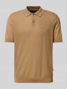 Poloshirt met ribboorden