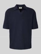 Poloshirt met V-hals