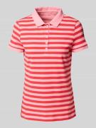 Regular fit poloshirt met structuurmotief