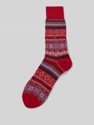 Sokken van scheerwolmix, model 'Country Fair Isle'