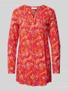 Blouse van viscose met knoopsluiting