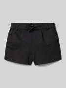 Regular fit bermuda met elastische band, model 'POPTRASH'
