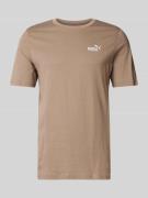 T-shirt met labelprint