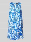 Knielange jurk met plooien