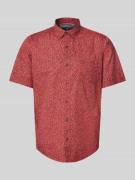 Regular fit vrijetijdsoverhemd met labelstitching