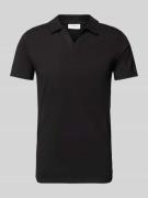 Poloshirt van katoenmix