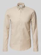 Slim fit vrijetijdsoverhemd met knoopsluiting, model 'Oxford'