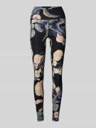 Super skinny fit sportlegging met hoge band, model 'Meridian'