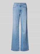 Wide leg jeans met katoen, model 'JUICY'