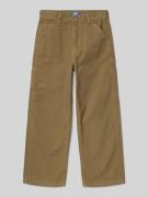 Regular fit broek met zakken op de pijpen, model 'ALEX'