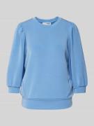 Sweatshirt met ribboorden, model 'TENNY'
