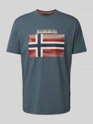 T-shirt met labelprint, model 'LARI'