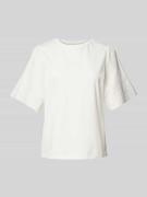 T-shirt met ajourpatroon, model 'YASLEX'