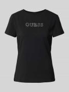 T-shirt met labeldetail, model 'BRIANA'