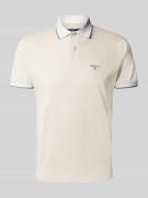 Slim fit poloshirt met labelstitching, model 'Consay'
