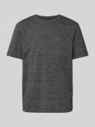 Regular fit T-shirt van katoenmix