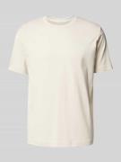 Regular fit T-shirt van puur katoen met logoprint