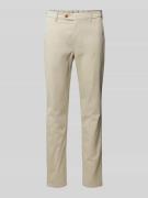 Regular fit chino met steekzakken, model 'LUPUS'