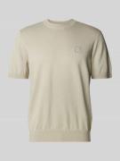 T-shirt met labelbadge, model 'Kanache'